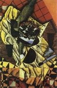 Juan Gris Grape and wine oil on canvas